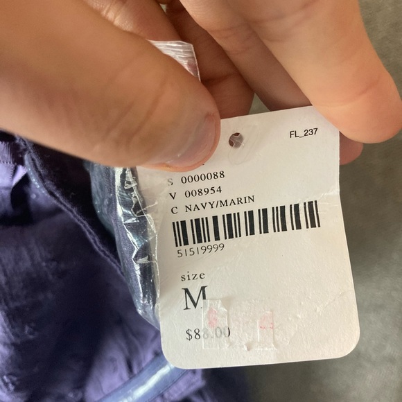 Free People Navy Strapless Dress - Picture 4 of 5